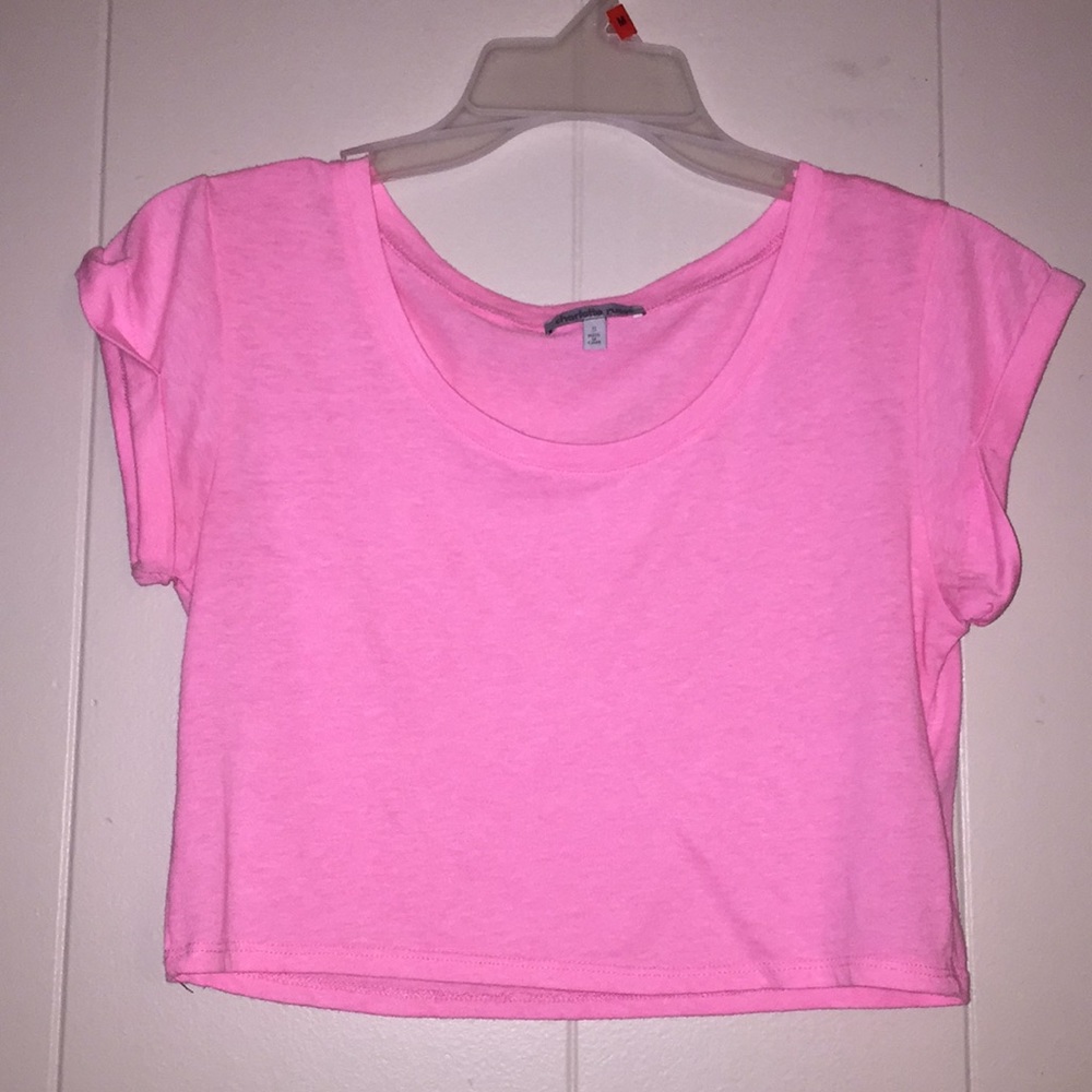 Pink Crop Top